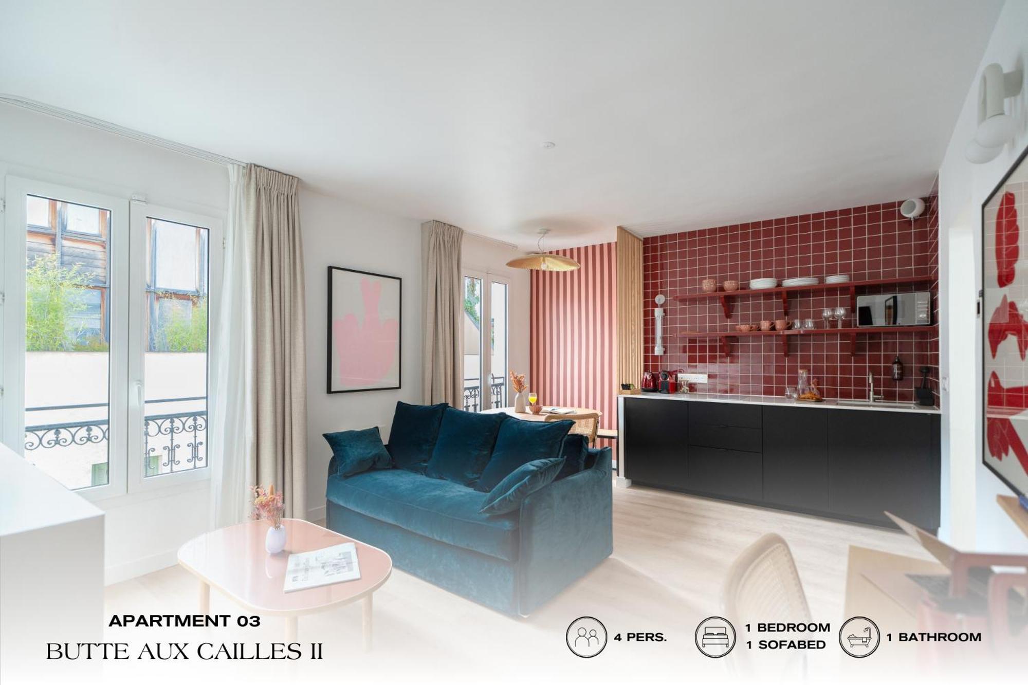 Апартаменти Beauquartier - Butte Aux Cailles II Париж Екстер'єр фото