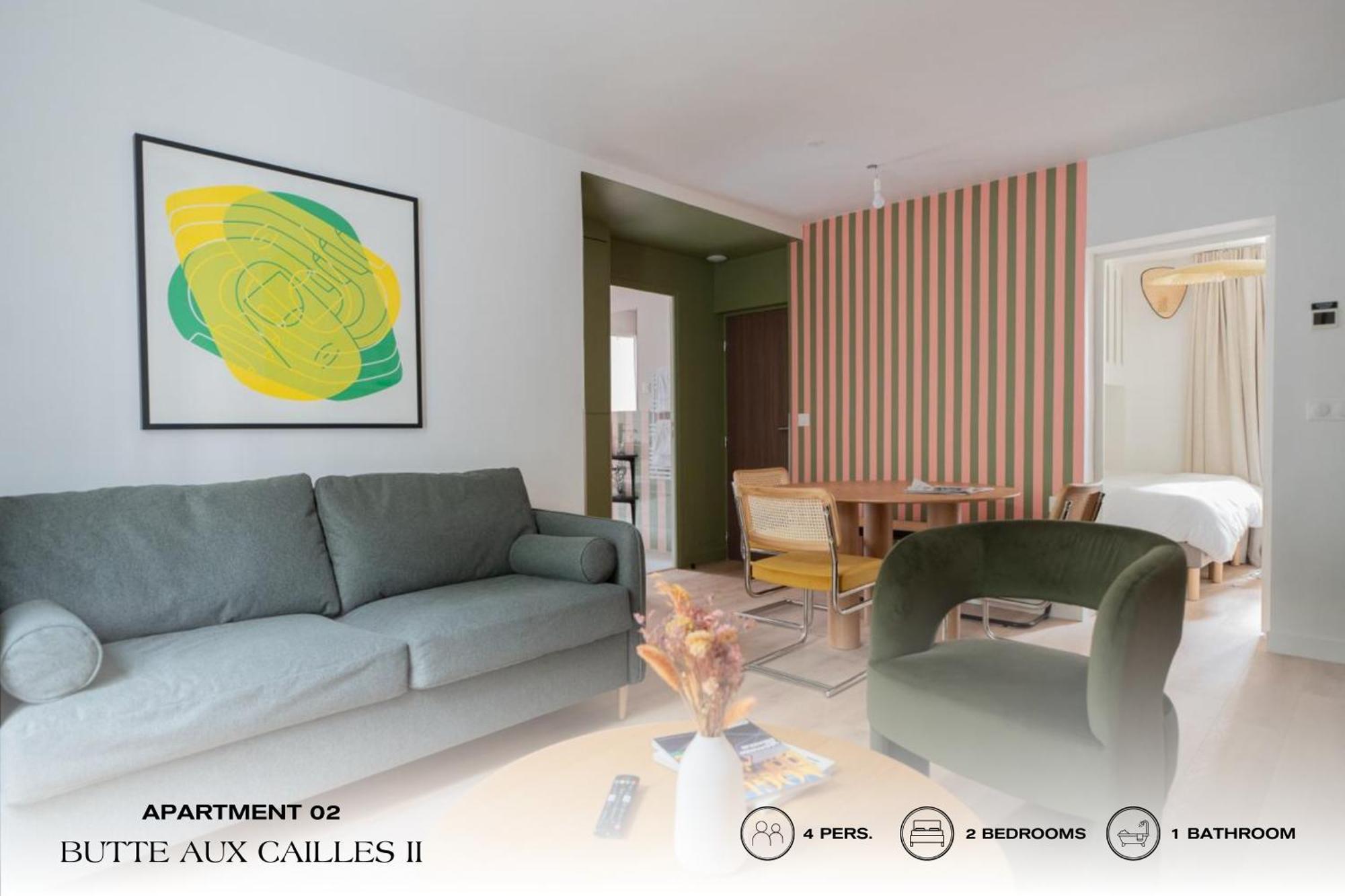 Апартаменти Beauquartier - Butte Aux Cailles II Париж Екстер'єр фото